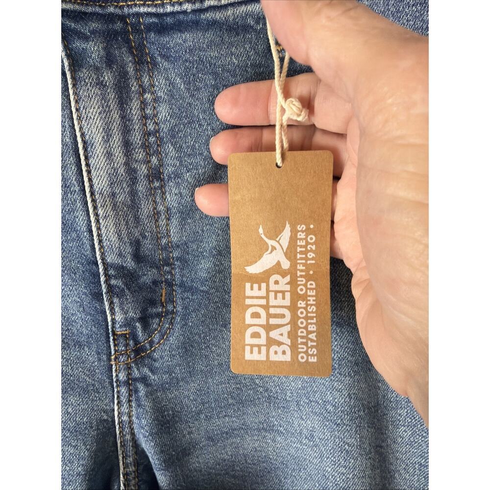 Eddie Bauer Authentic Voyager High Rise Straight Crop Jean Vintage Size 16 85.00 - Picture 4 of 10